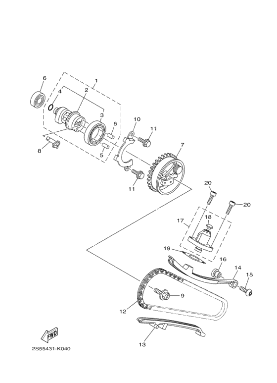 Camshaft & chain