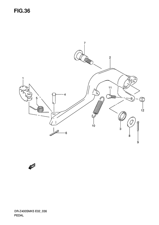 Front brake caliper