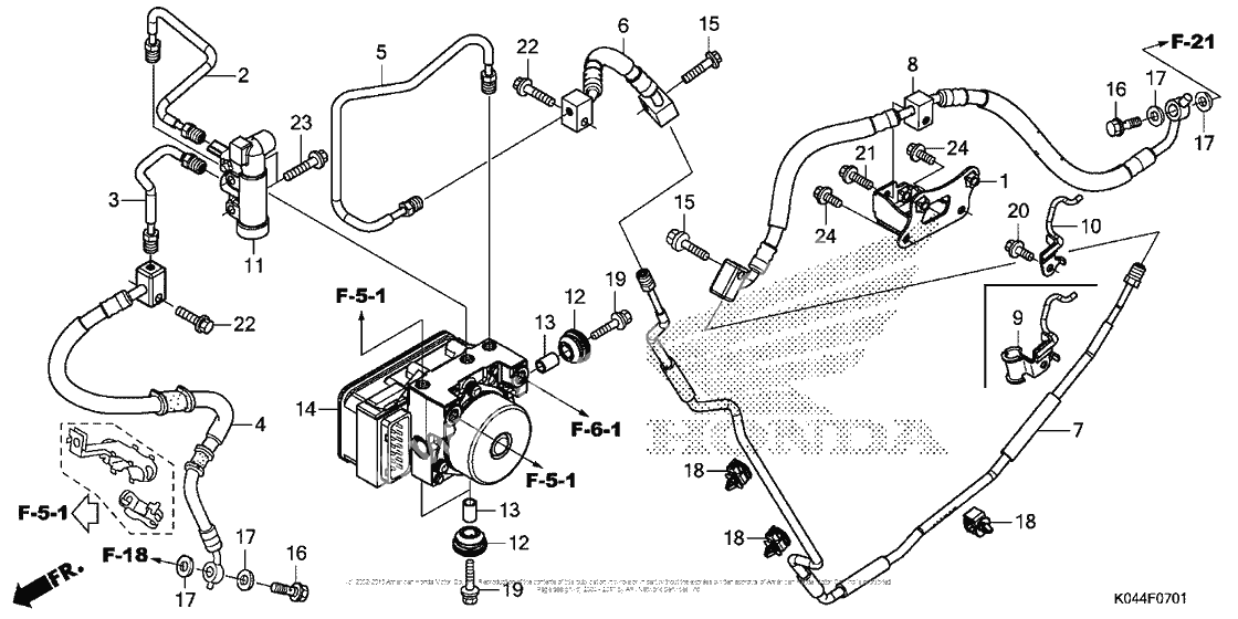 Задняя тормозная система (Nss300A)