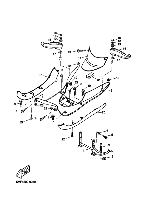 Support & repose pied
