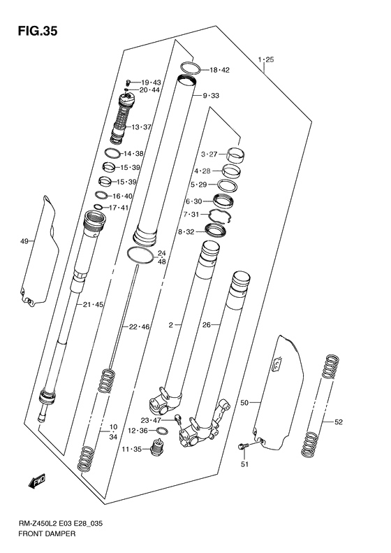 Front damper