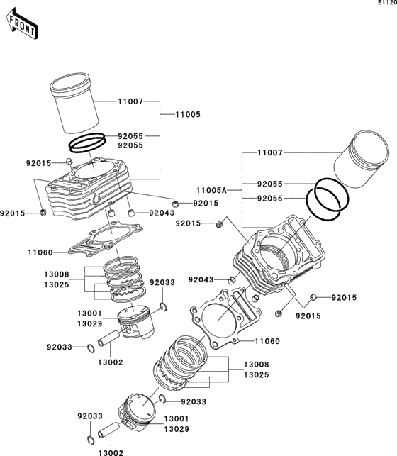 Cylinder/piston(s)