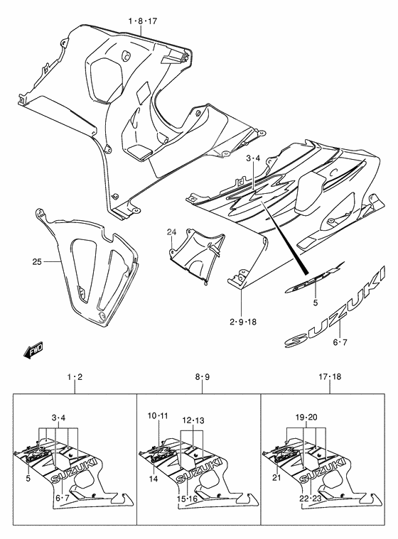 Under cowling              

                  Model k4