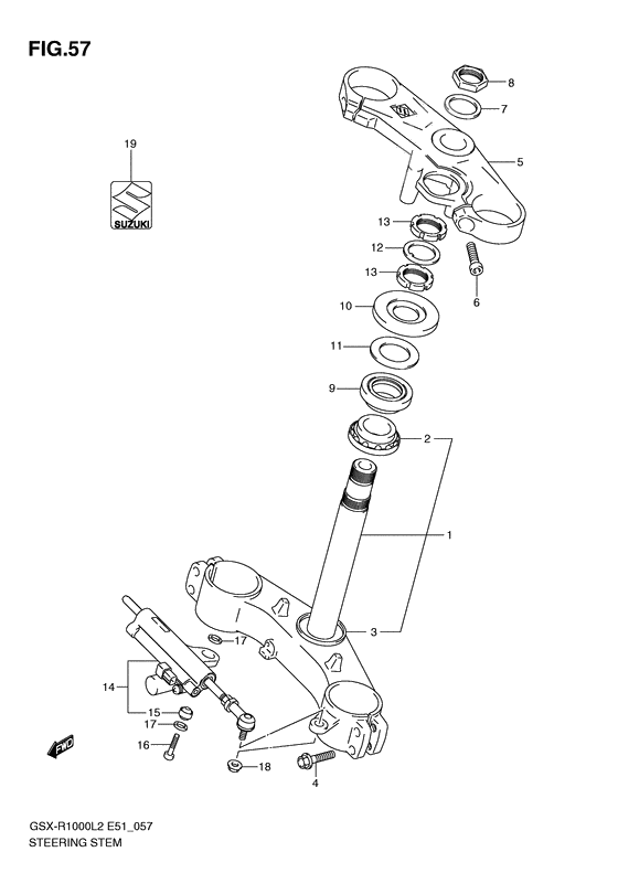 Steering stem