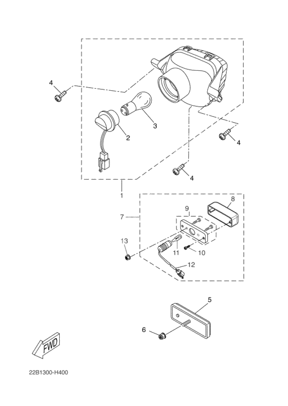 Задний фонарь (Стоп-сигнал)