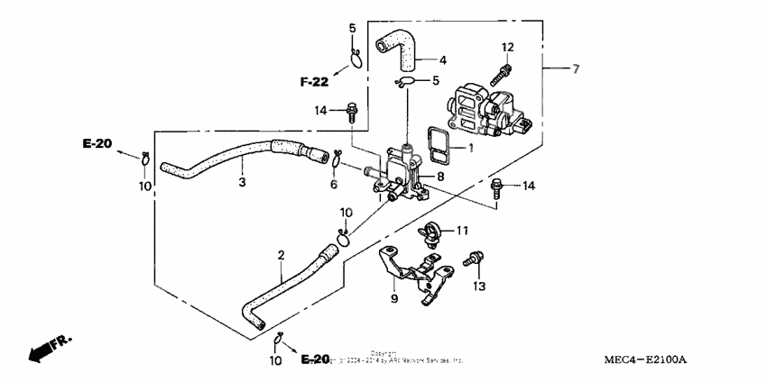 Rotary air control valve