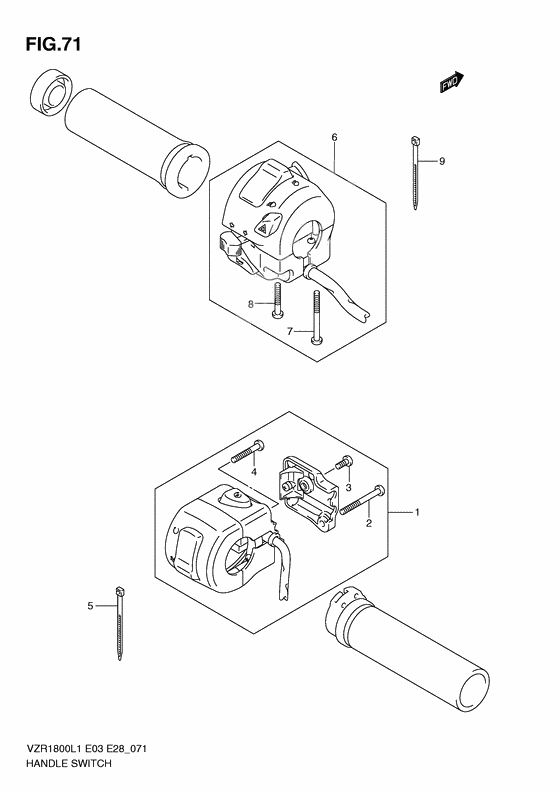 Handle switch              

                  Vzr1800zl1 e33