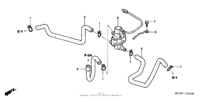 Air injection control valve