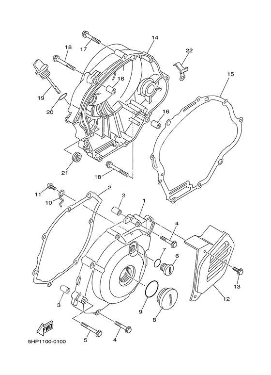 Крышки картера 1