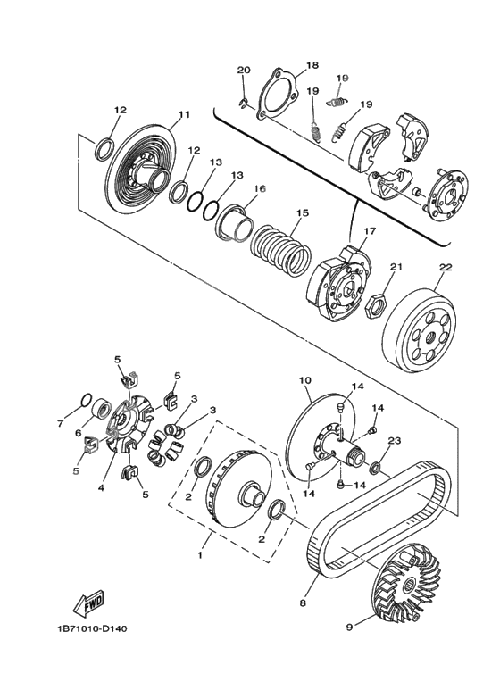 Clutch & band servo