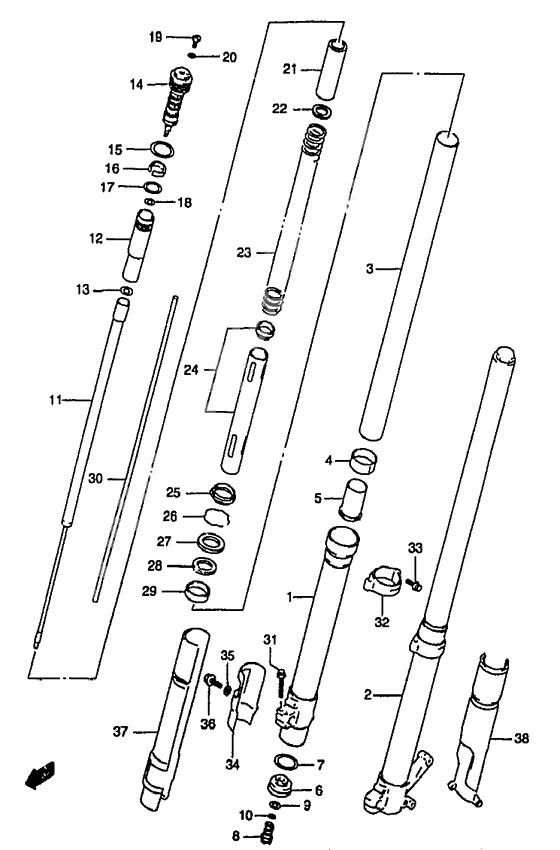 Front damper              

                  Model t