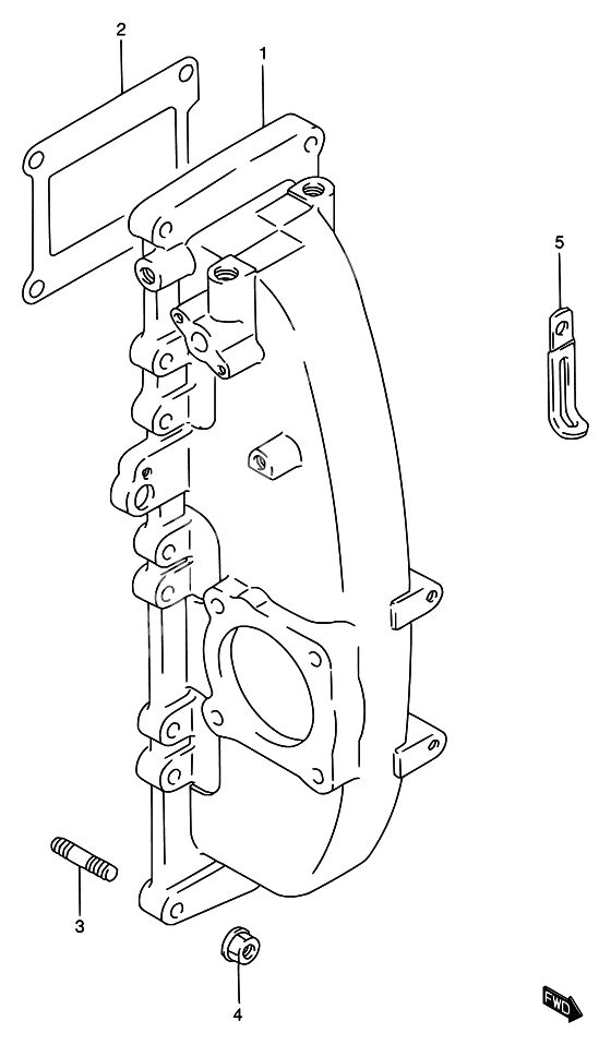 Intake manifold (bf6b/bx/d6,bf8ax/b/bx)