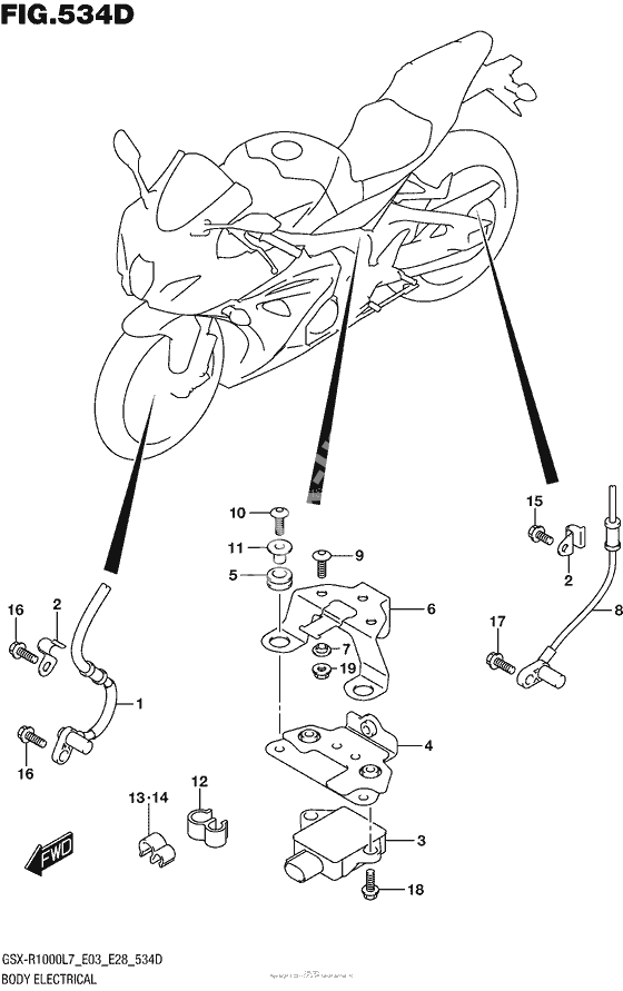 Body Electrical (Gsx-R1000Al7 E03)