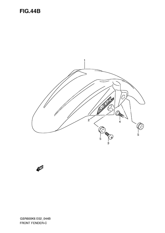 Front fender              

                  Model k8