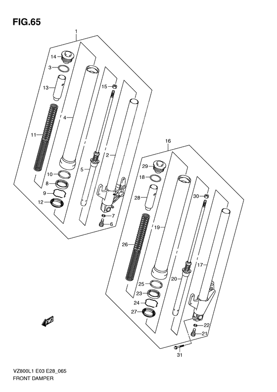 Front damper