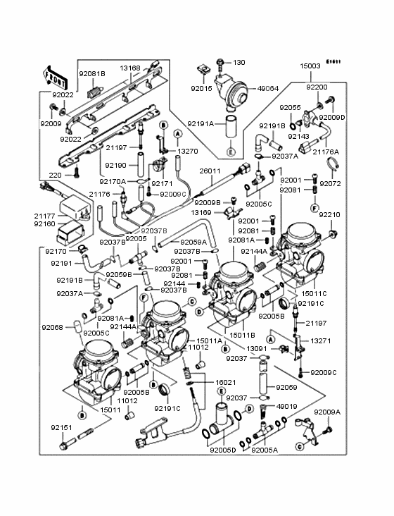 Carburetor              

                  ‾ZR400C-351047