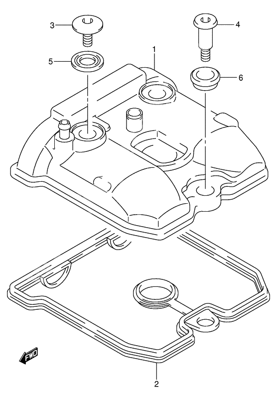 Cylinder head cover