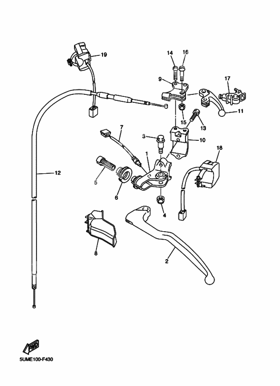 Interruptor manillar&palanc