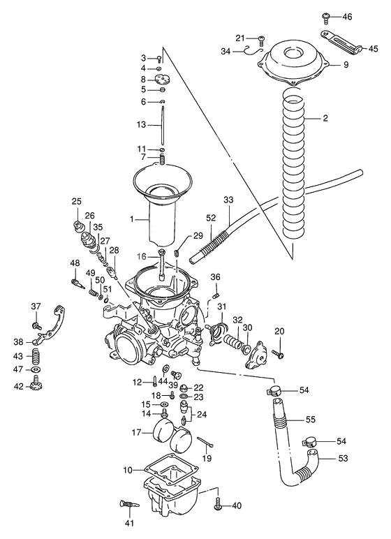 Carburetor assy              

                  Rear