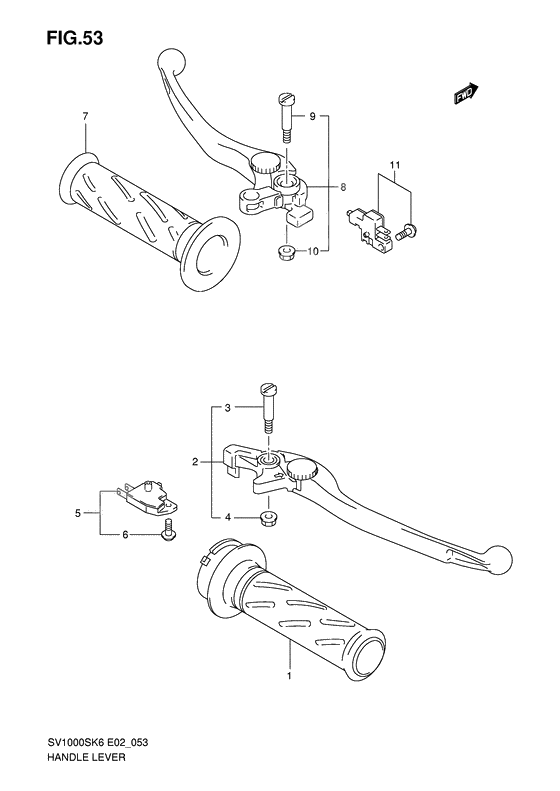 Handle lever              

                  Sv1000/u1/u2