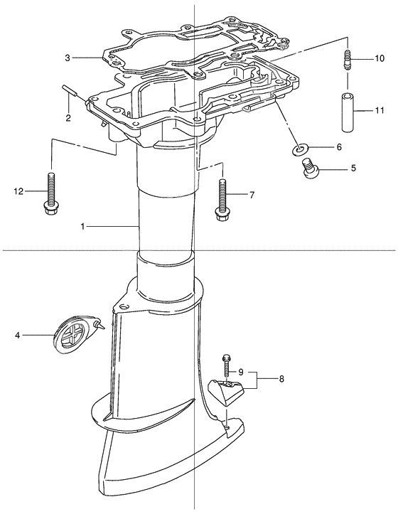 Drive shaft housing