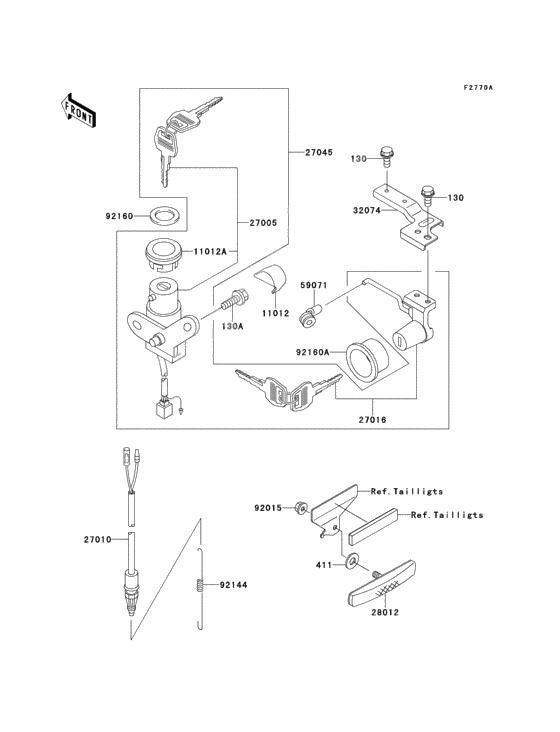 Ignition switch(an110-d3)