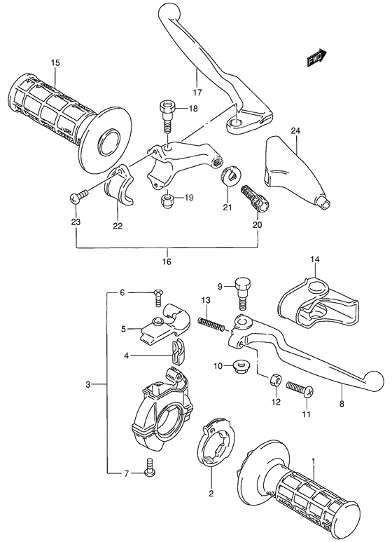 Handle lever              

                  Model k2/k3/k4