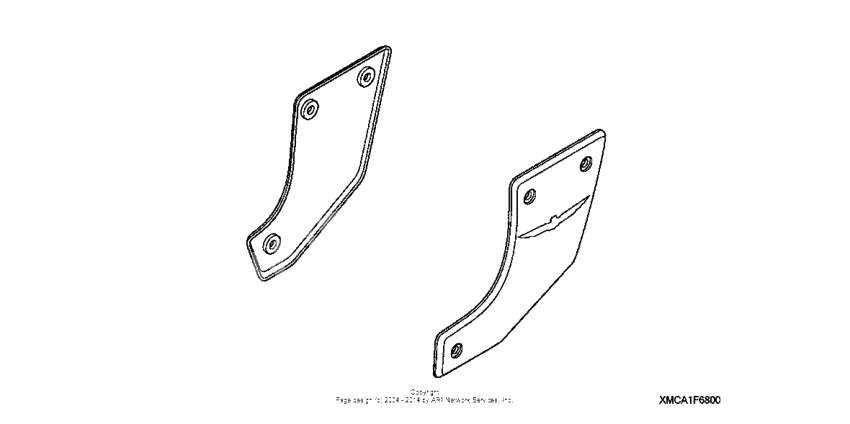 Swingarm pivot covers (chrome w/gl logo)
