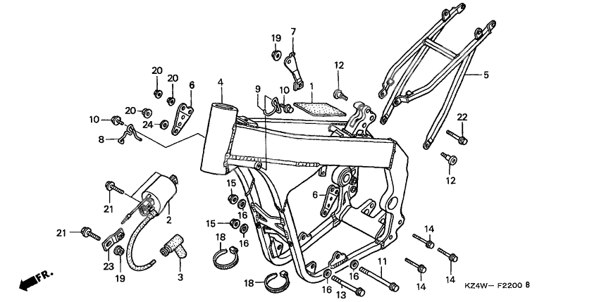 Frame body/ ignition coil