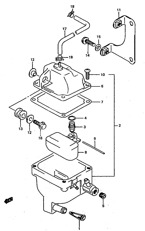 Fuel vapor separator