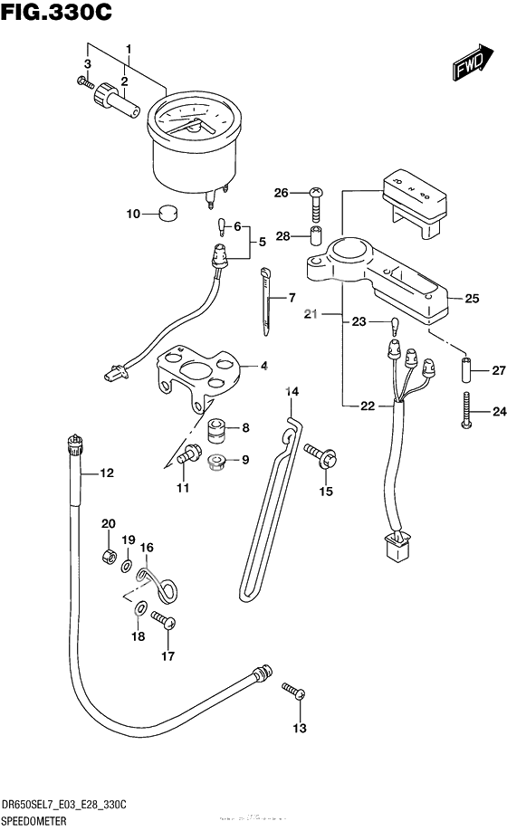 Speedometer (Dr650Sel7 E33)