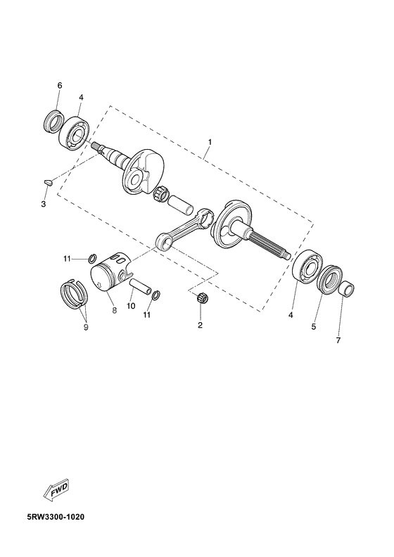 Crankshaft. piston