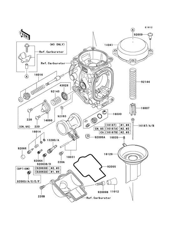 Carburetor parts