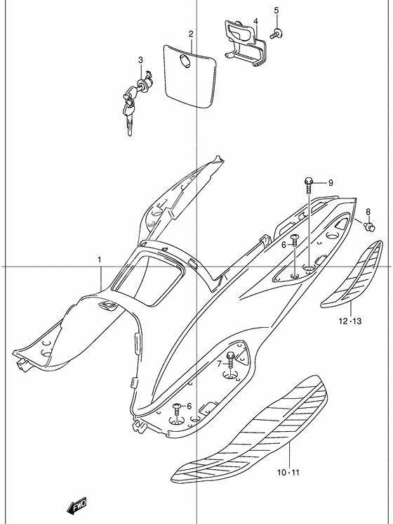 Rear leg shield