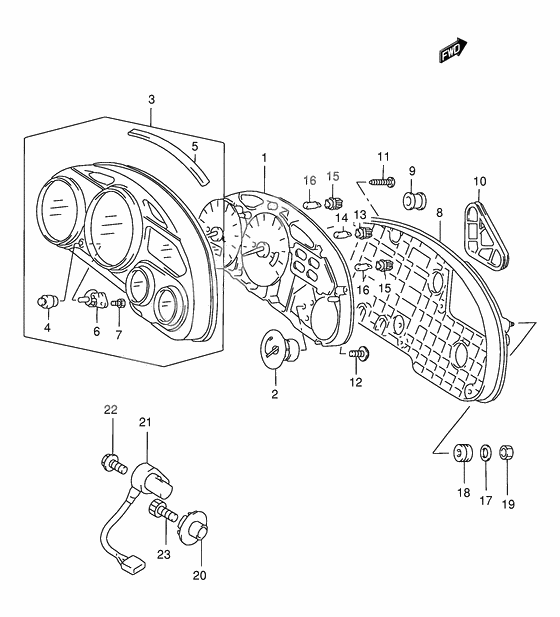 Speedometer              

                  Model w/x