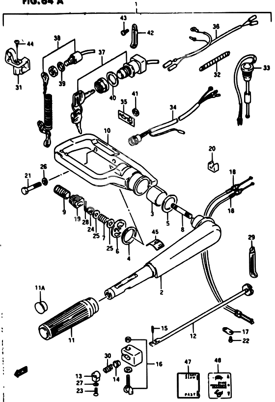 Opt:tiller handle