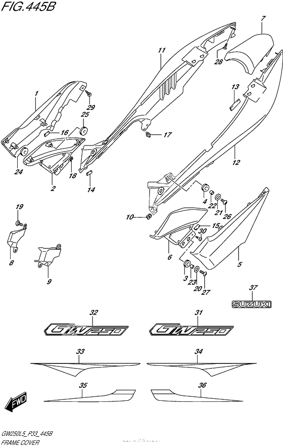 Боковые панели (Gw250Zl5 P33)