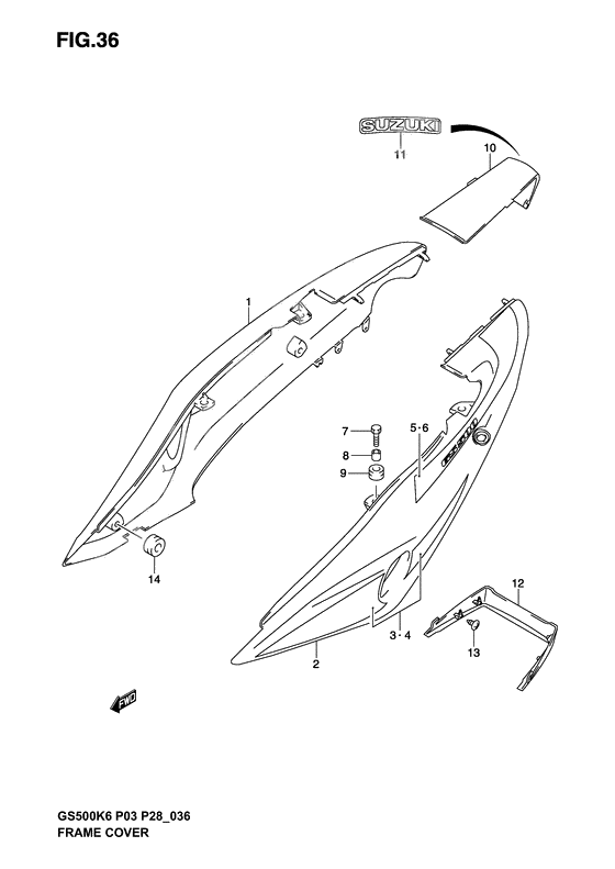 Frame cover              

                  Model k3