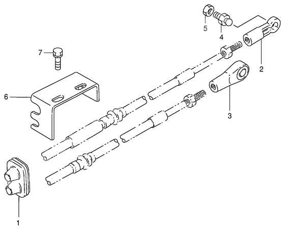 Remocon cable holder