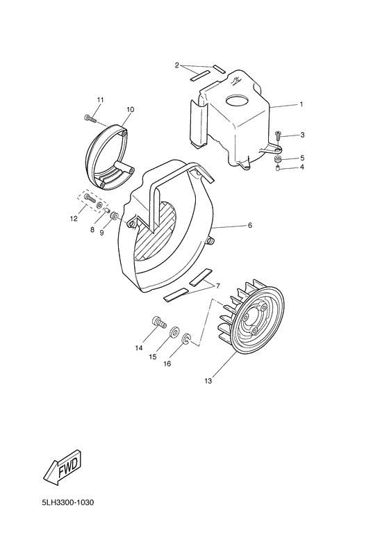 Air shroud. fan