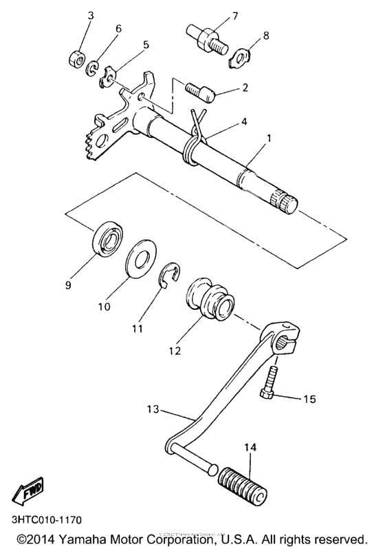 Вал переключения
