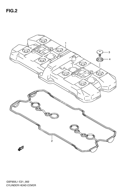 Cylinder head cover