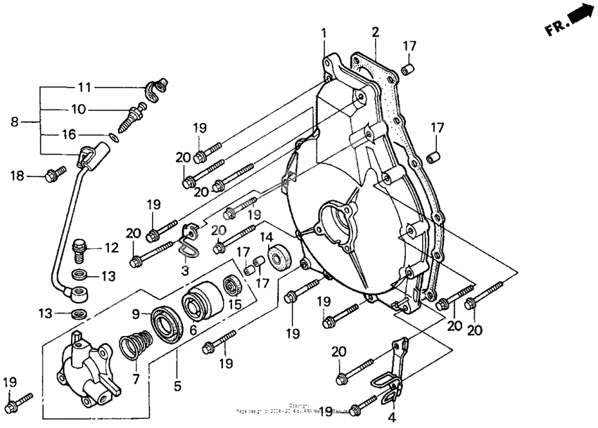 Clutch cover