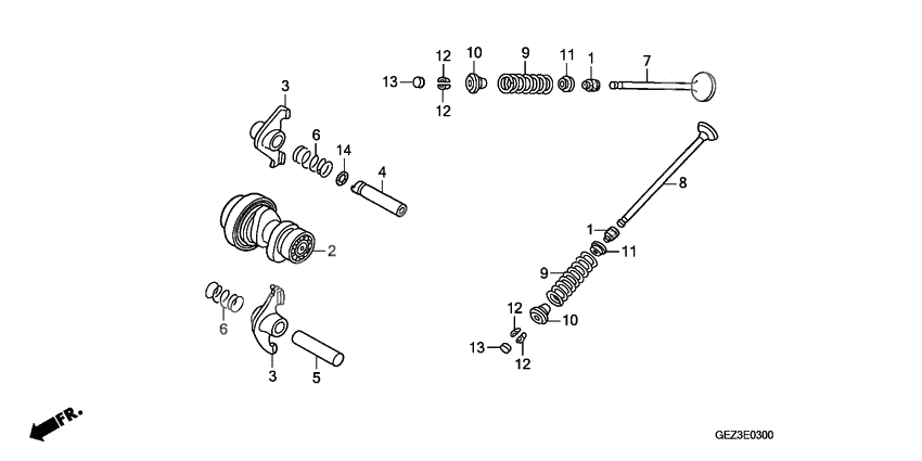 Camshaft/valve              

                  NPS503/8/ 9