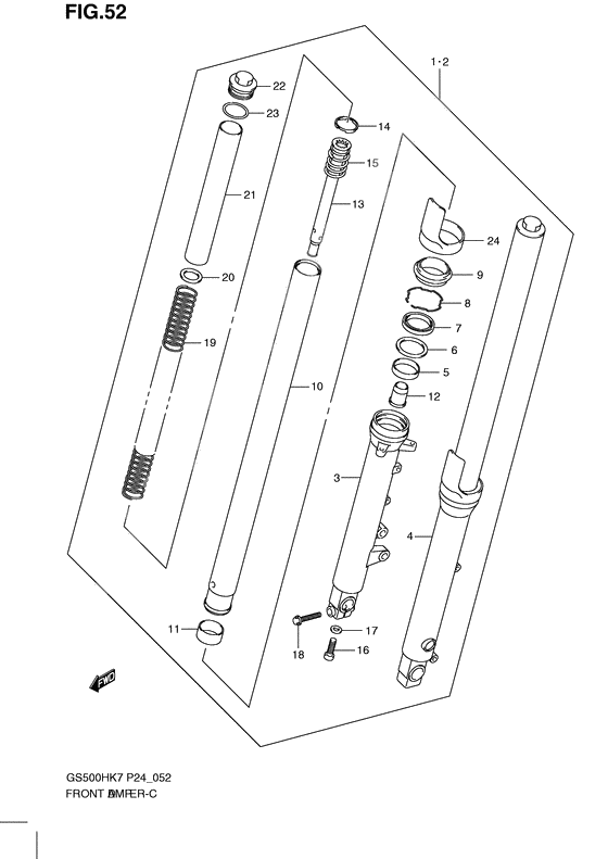 Front damper