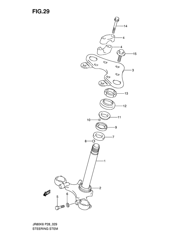 Steering stem