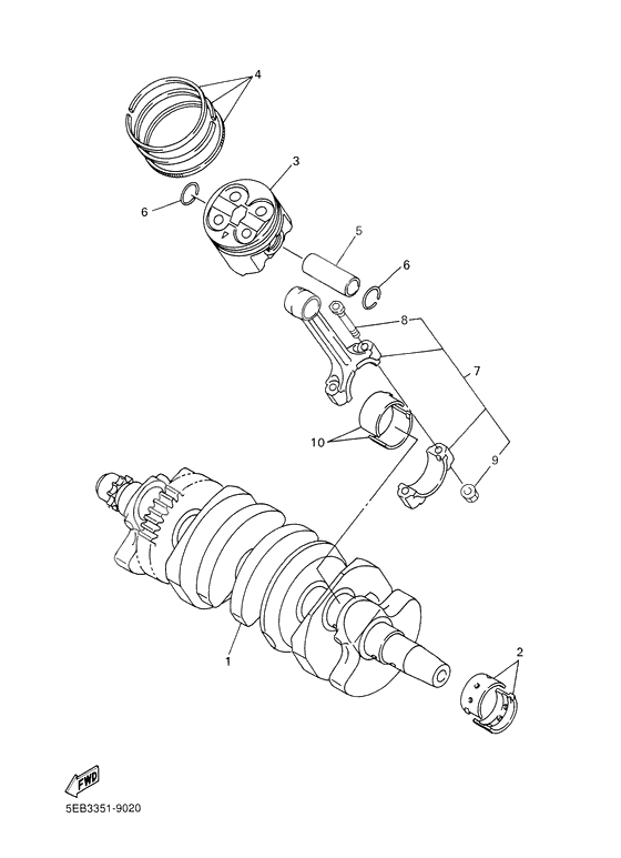 Crankshaft & piston