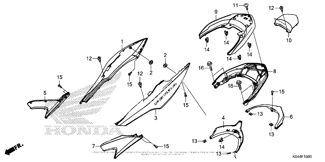 Body cover + grab rail