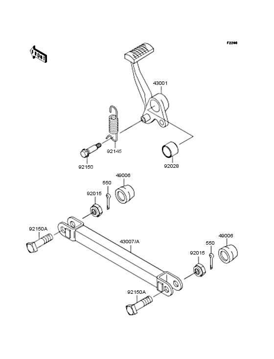 Brake pedal