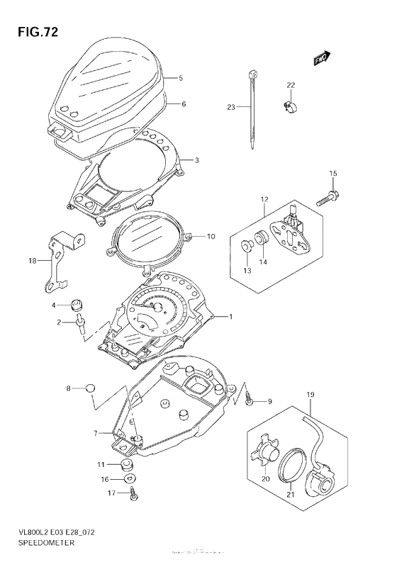 Speedometer (Vl800C E03)